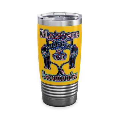 em cee squared - Ringneck Tumbler, 20oz (yellow)