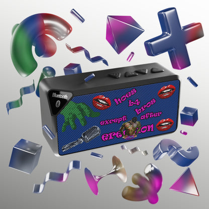 hoes b4 bros - Jabba Bluetooth Speaker (dark blue)