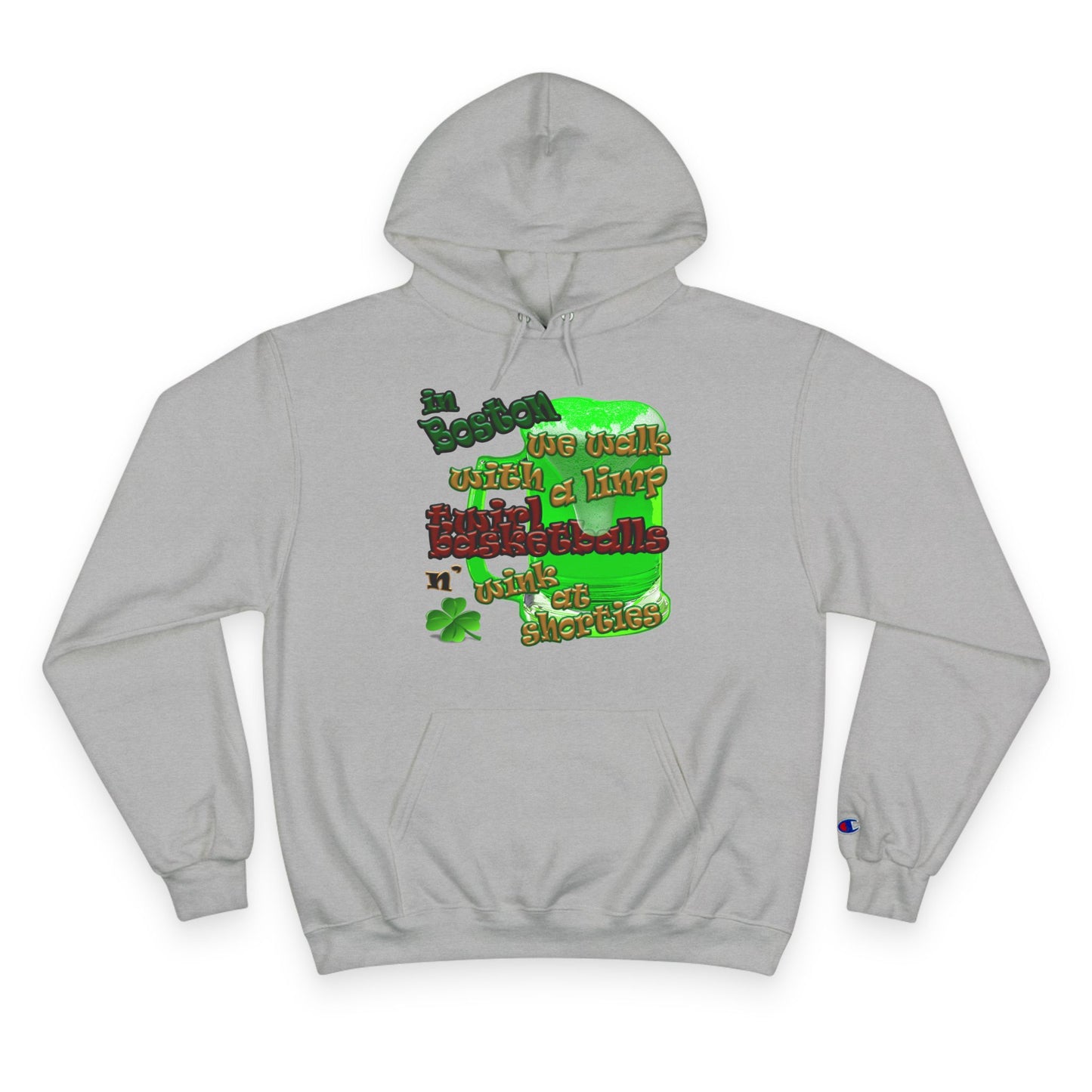celtics logo - Champion Hoodie