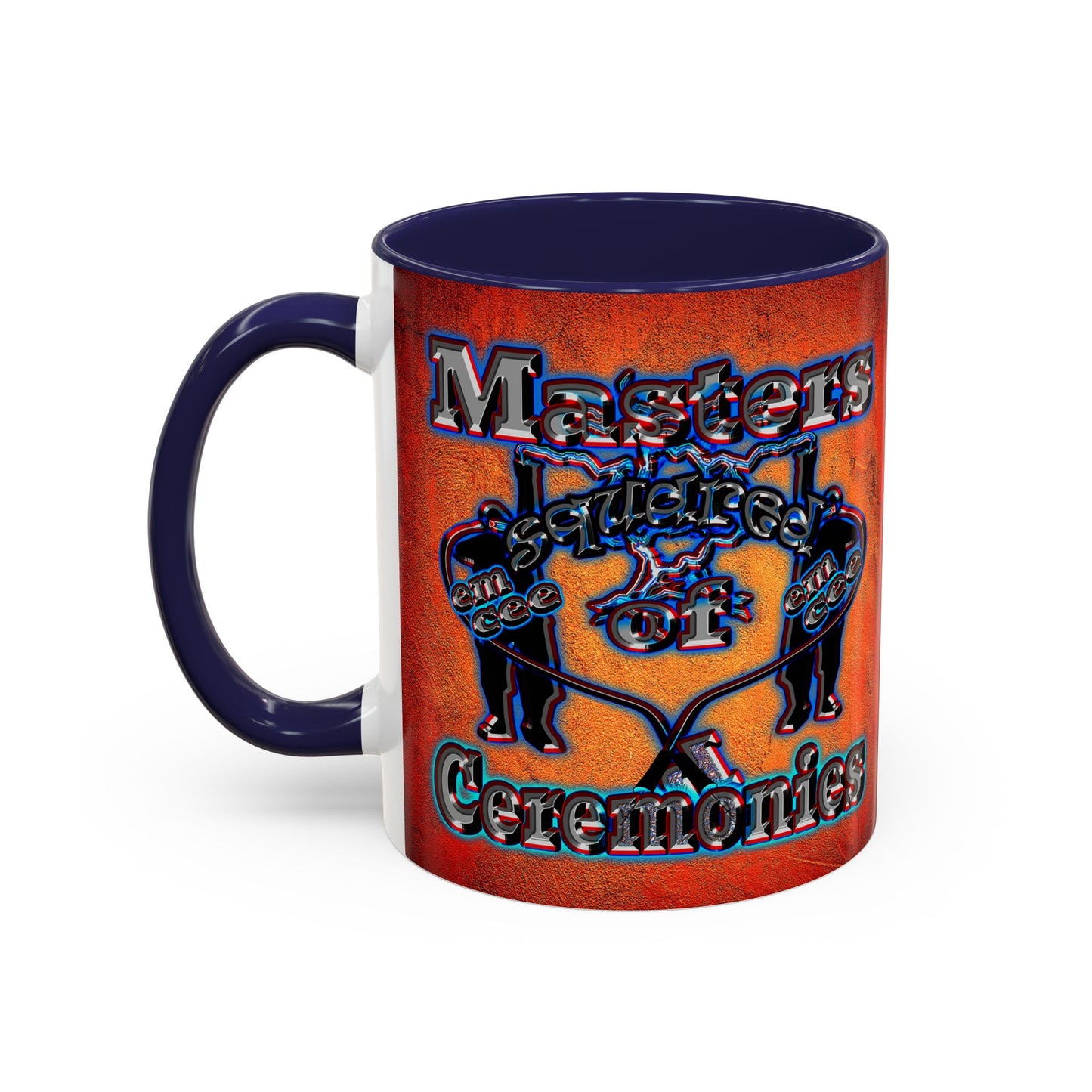 em cee squared - Accent Mug (burnt orange)