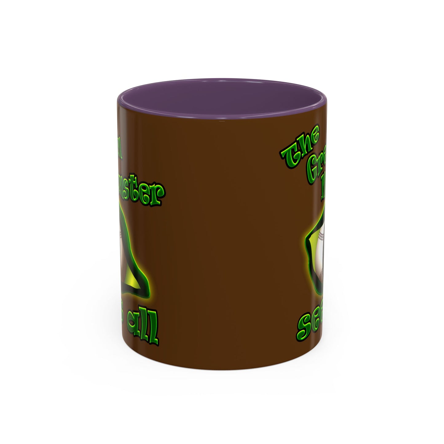 green monster - Accent Mug (brown)