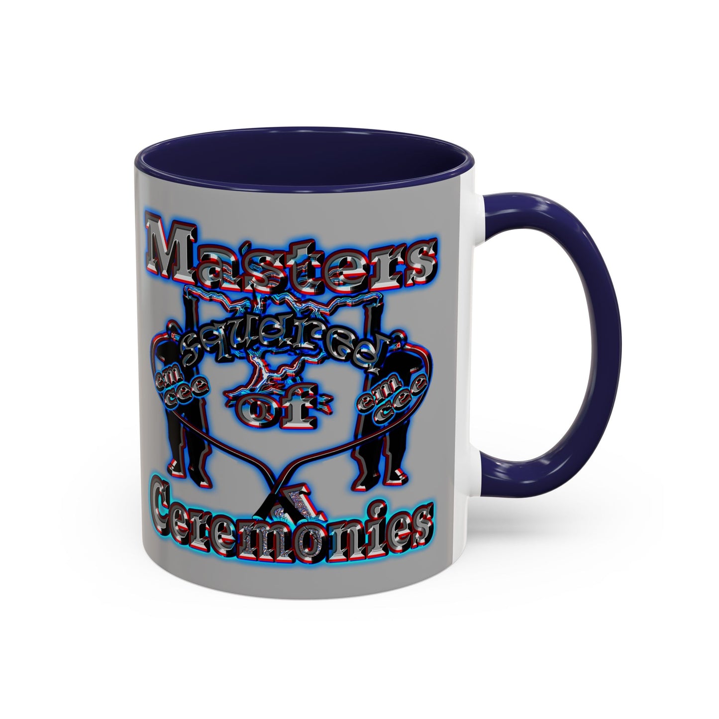 em cee squared - Accent Mug (light grey)