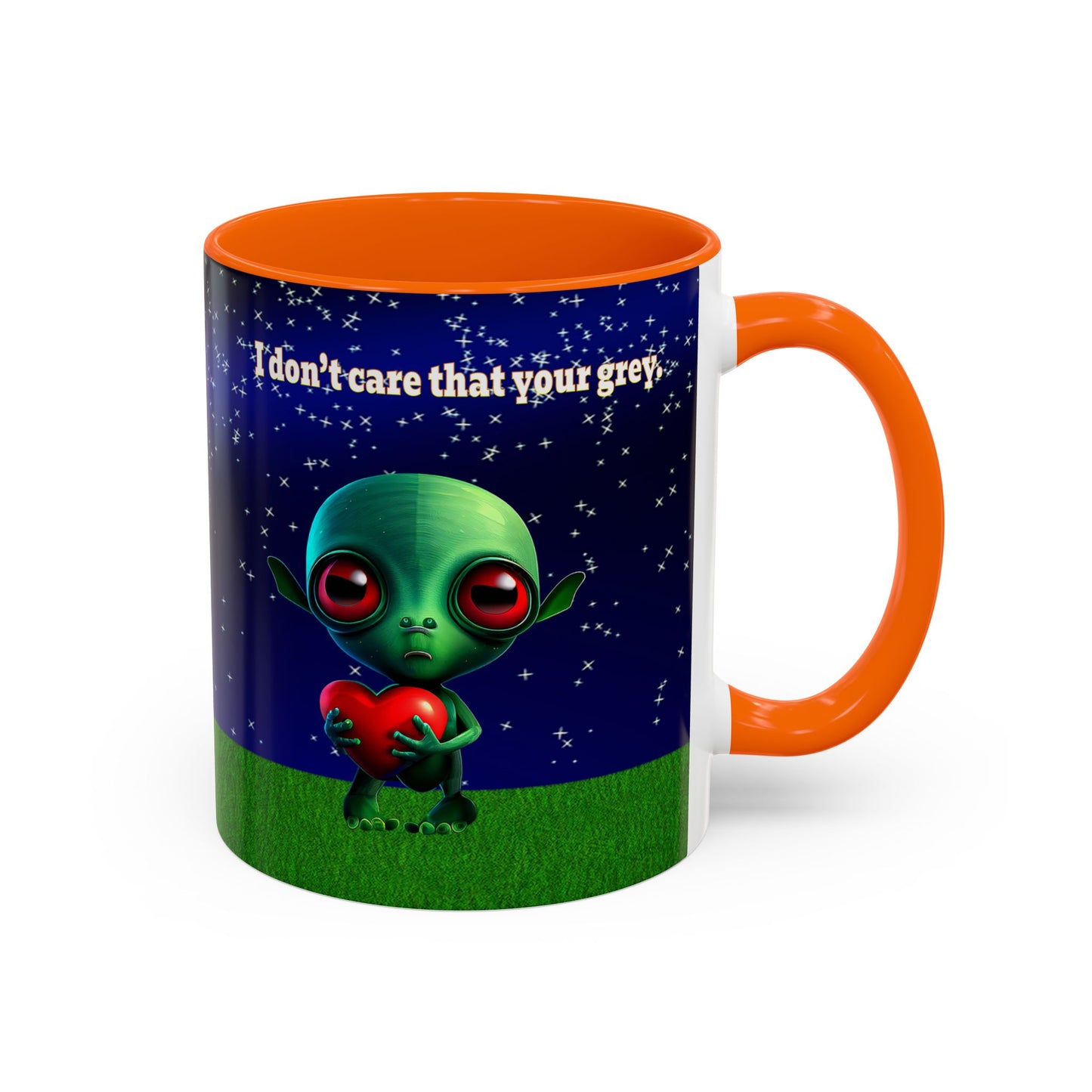 I don't care that your grey - Accent Mug ('snoops' background)