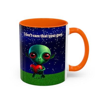 I don't care that your grey - Accent Mug ('snoops' background)