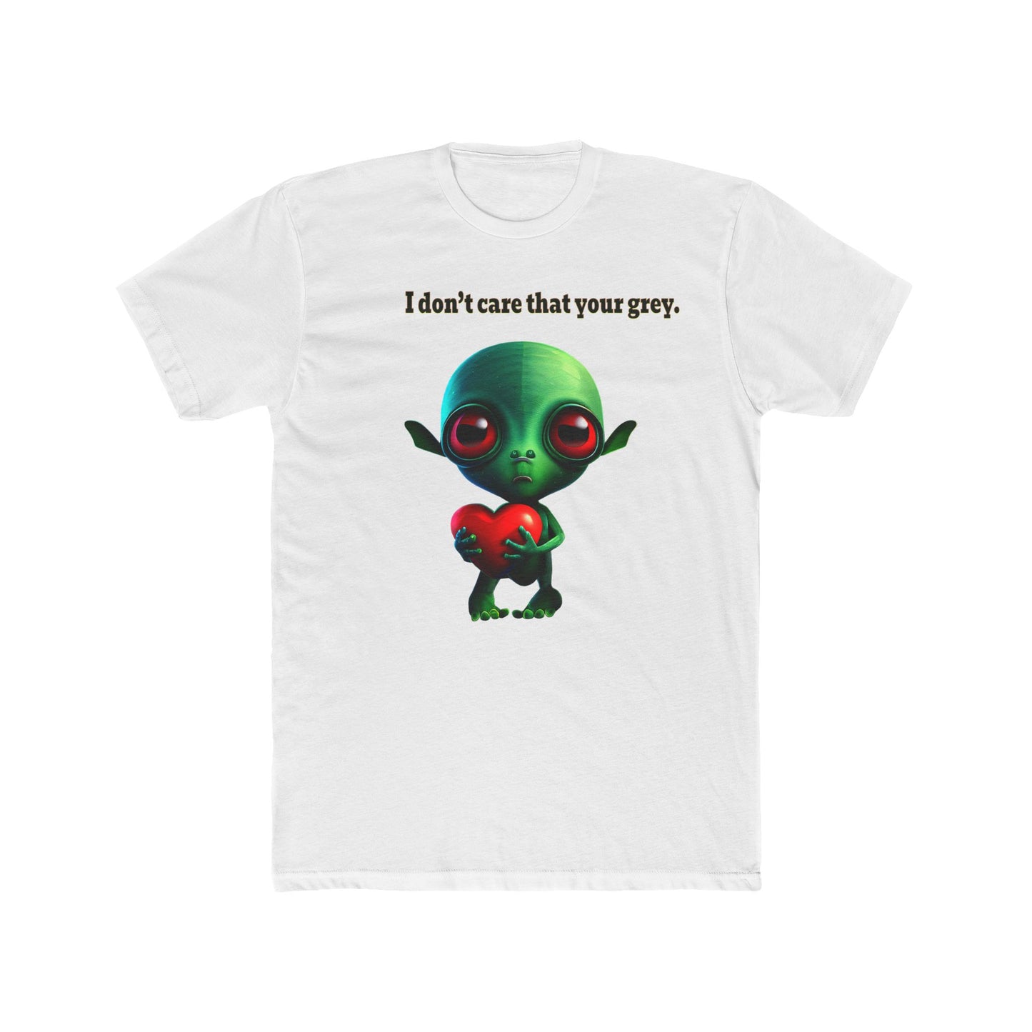 I don't care that your grey - Men's Cotton Crew Tee