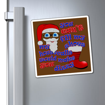 santa's shoes - Magnets - (brown)