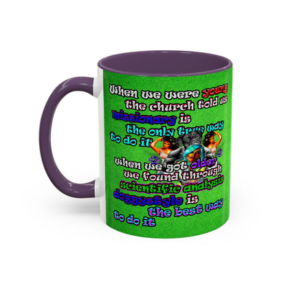 doggystyle - Accent Mug (green turf)