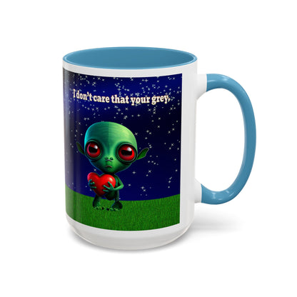 I don't care that your grey - Accent Mug ('snoops' background)