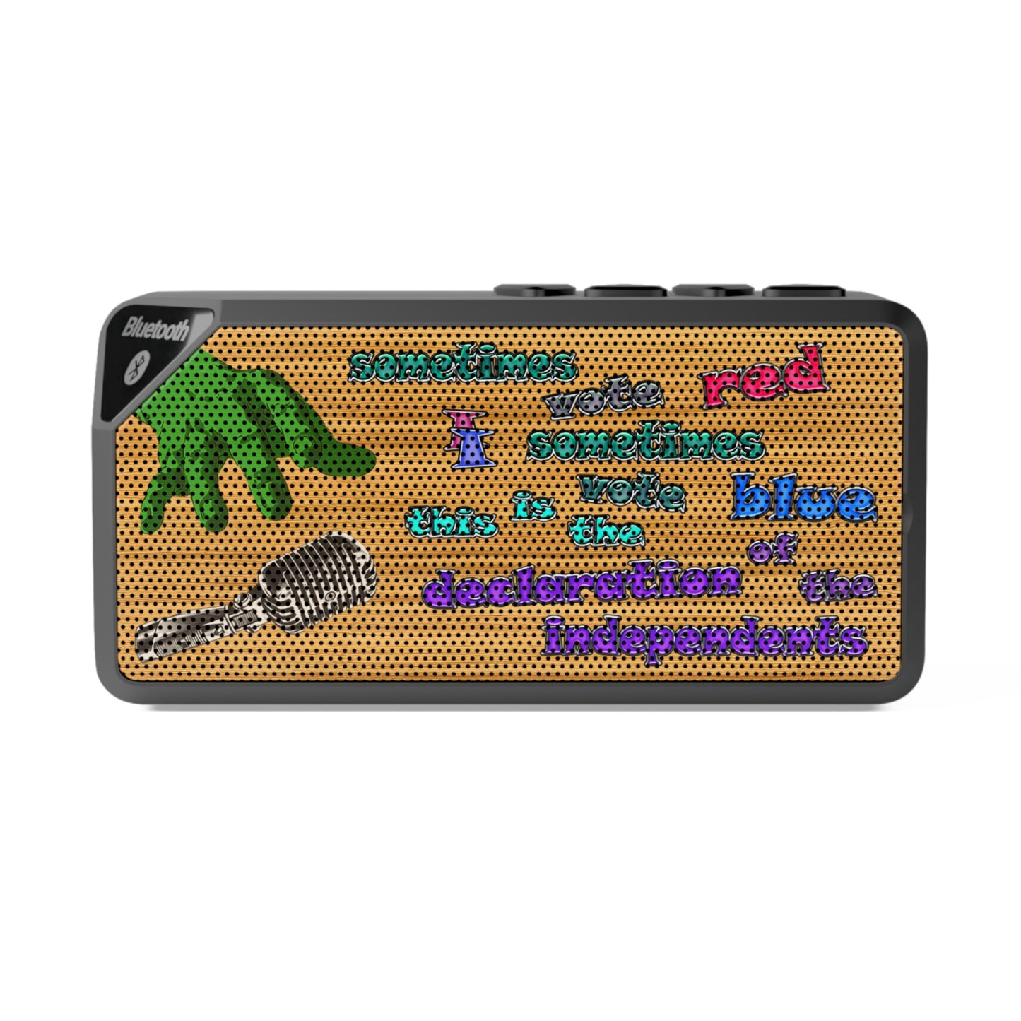 declaration of the independents - Jabba Bluetooth Speaker (butterscotch wood finish)