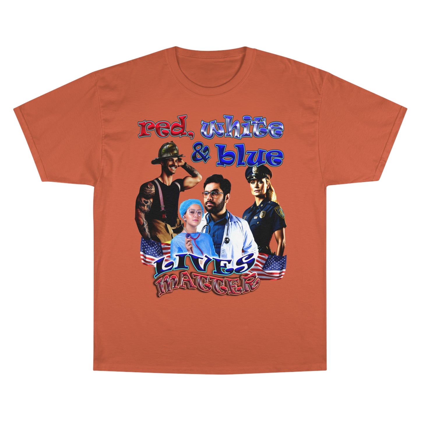 rw&b lives matter - Champion T-Shirt
