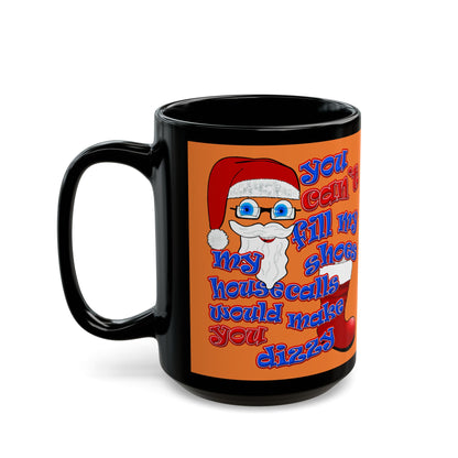 santa's shoes - Black Mug (crusta)