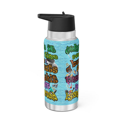the bum's shit - Gator Tumbler, 32oz (faded blue)