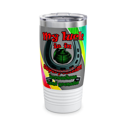 my luck - Ringneck Tumbler, 20oz (rainbow split)