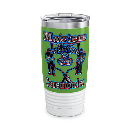 em cee squared - Ringneck Tumbler, 20oz (green)