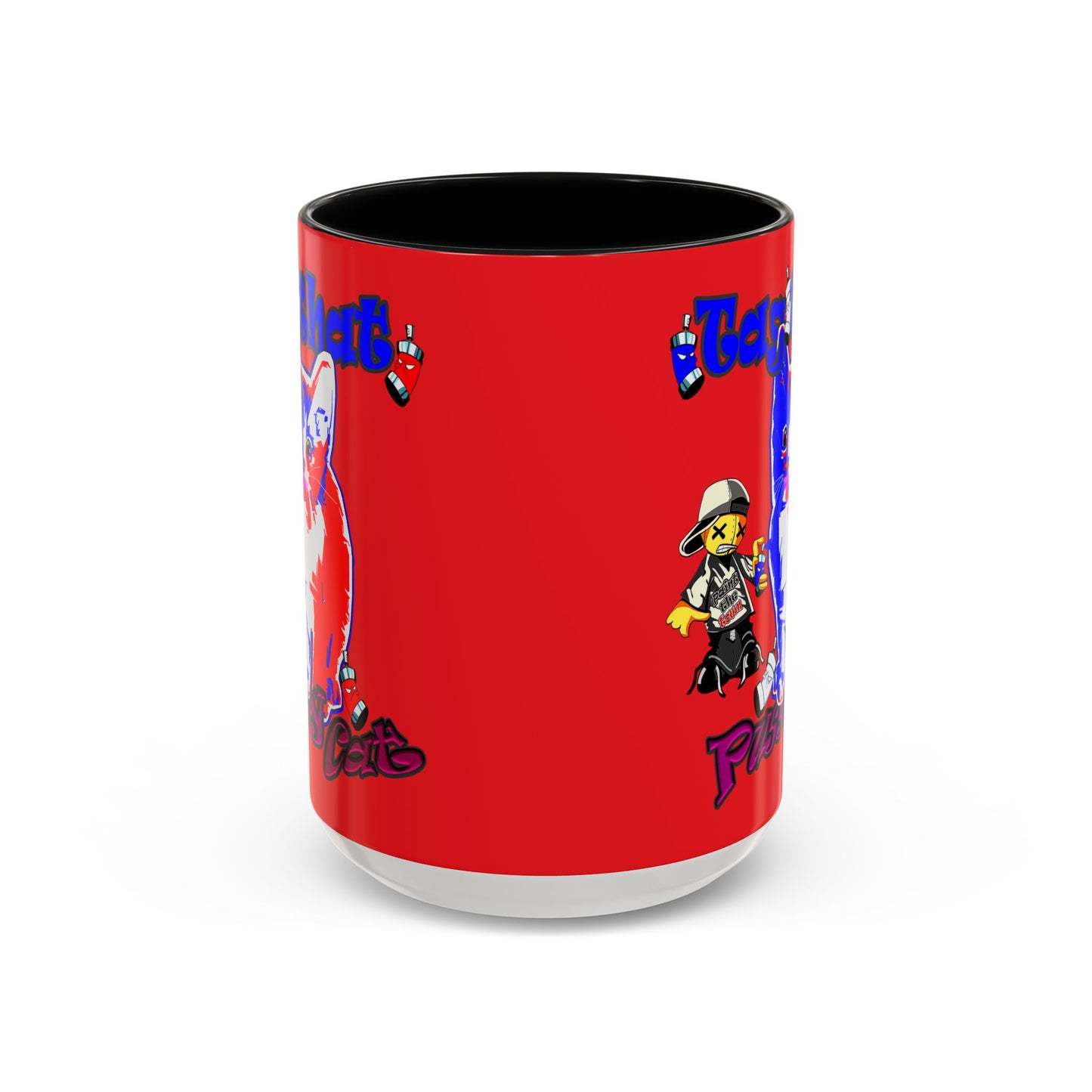 tag that - Accent Mug (red)