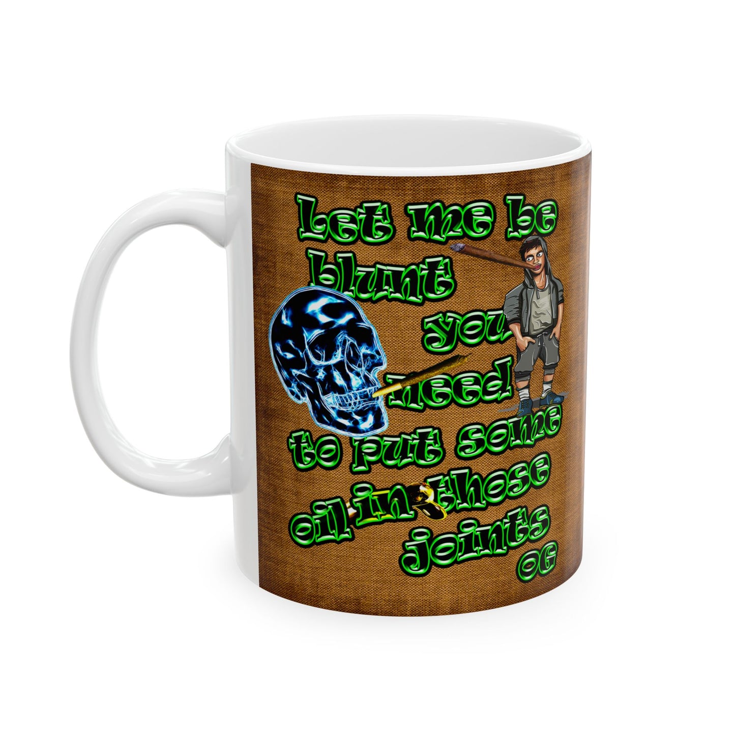 og - White Mug (brown papyrus)