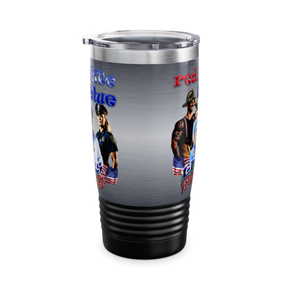 rw&b lives matter - Ringneck Tumbler, 20oz (brushed nickel)