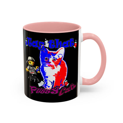 tag that - Accent Mug (black)