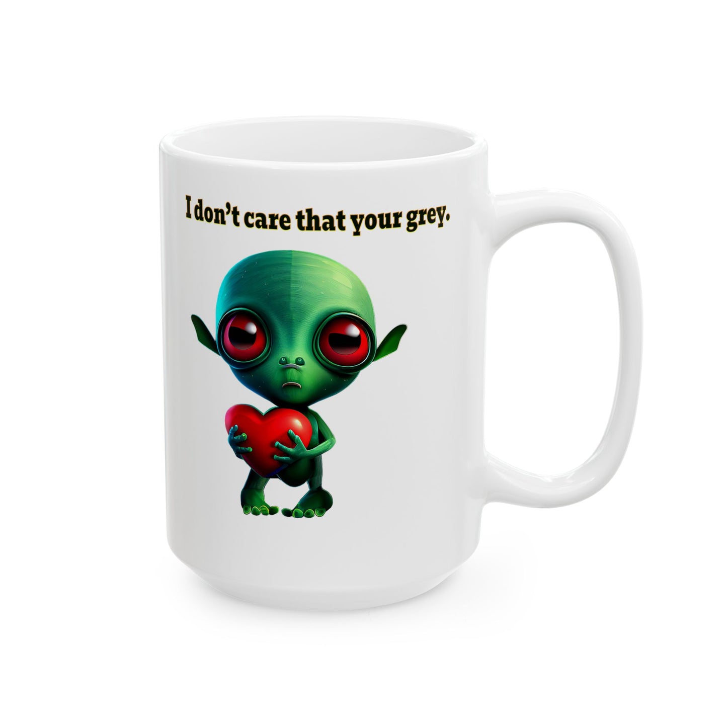 I don't care that your grey - White Mug (white)