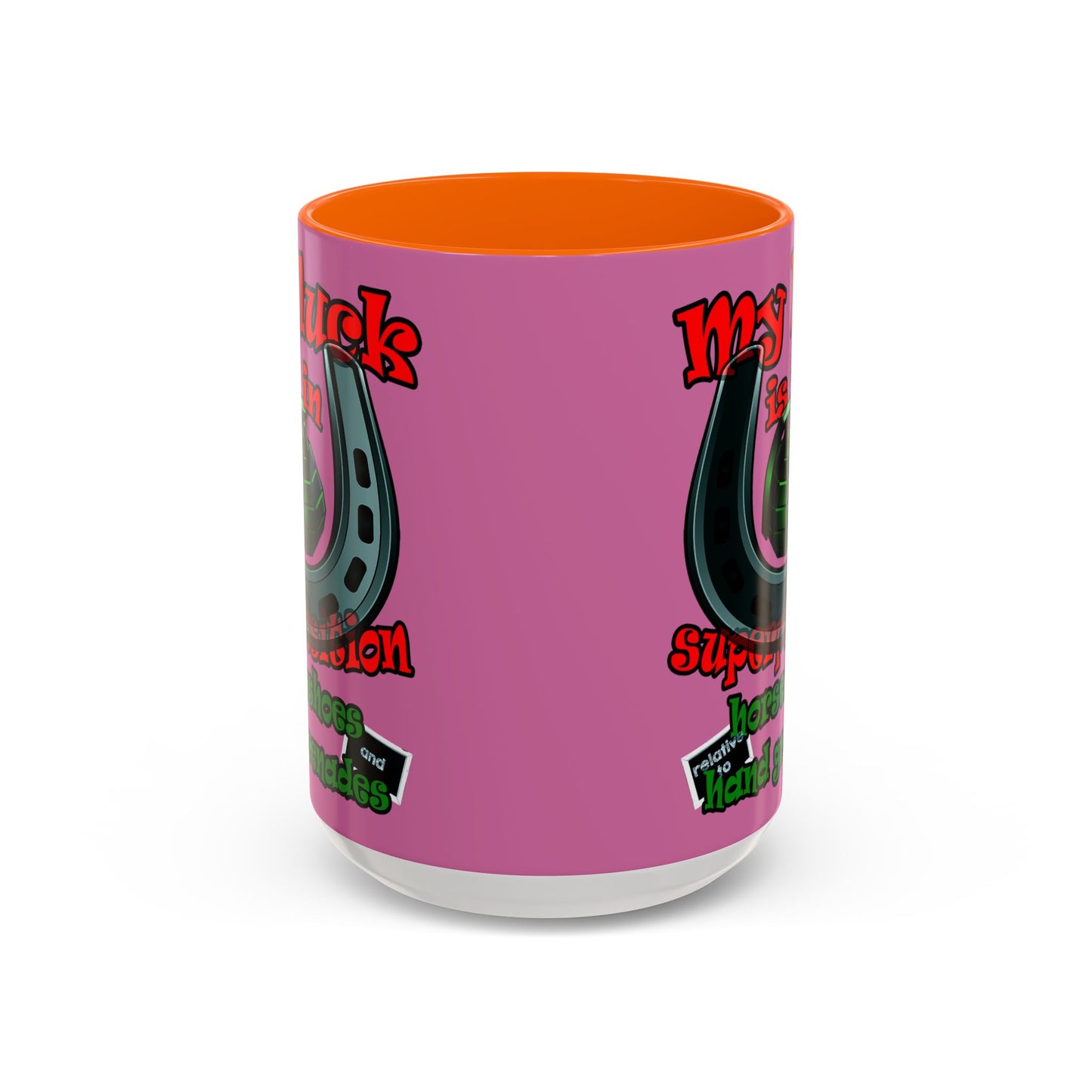 my luck - Accent Mug (light pink)