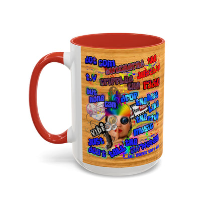 drop the beat - Accent Mug (butterscotch wood finish)