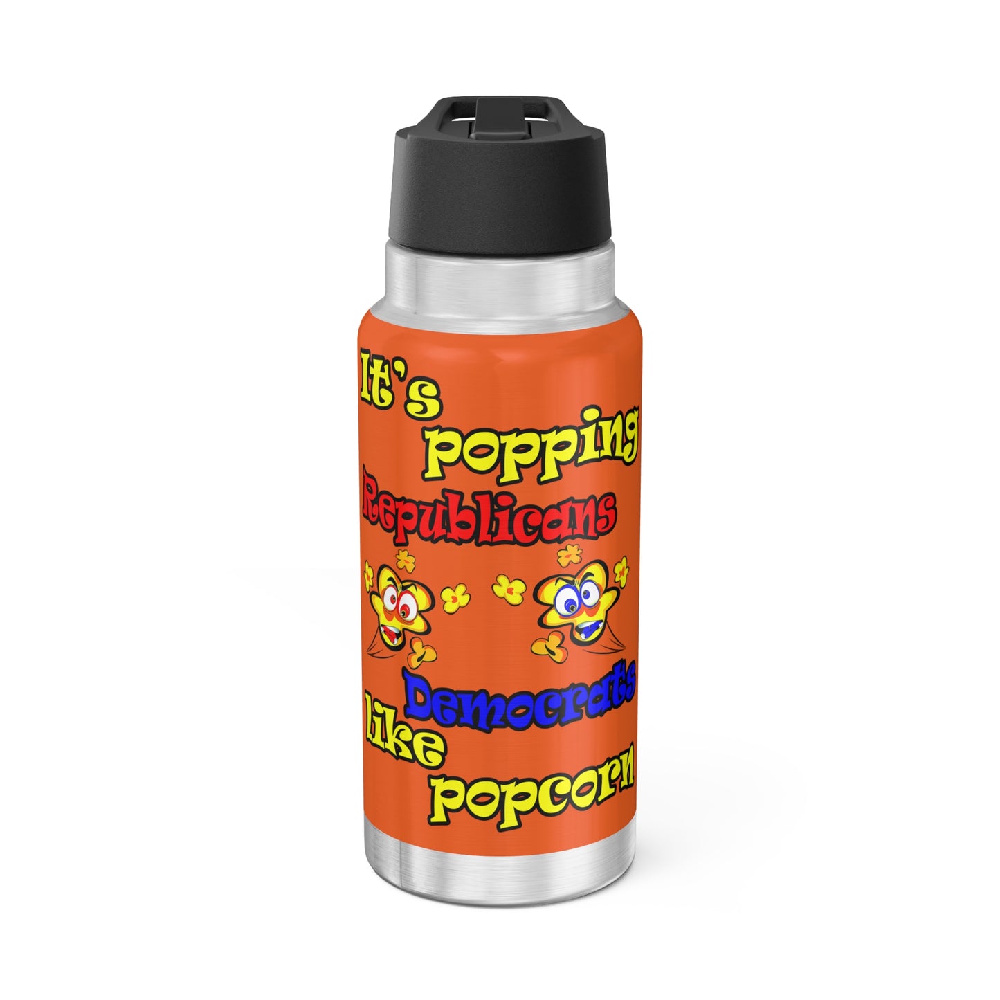 popping like popcorn - Gator Tumbler, 32oz (orange)