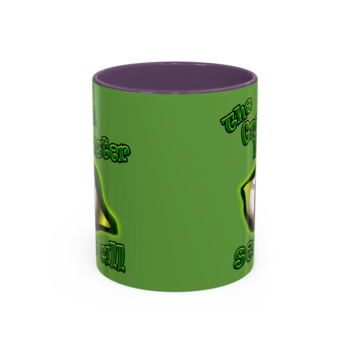 green monster - Accent Mug (green)