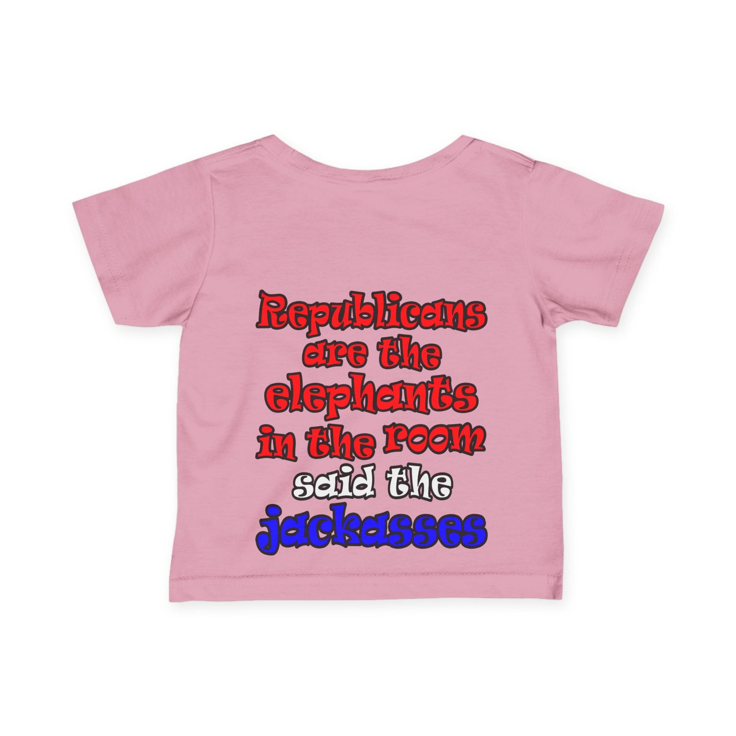 donkeys and elephants - Infant Fine Jersey Tee