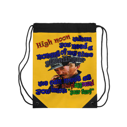 high noon - Drawstring Bag (yellow)