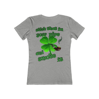 celtics logo - Women's The Boyfriend Tee