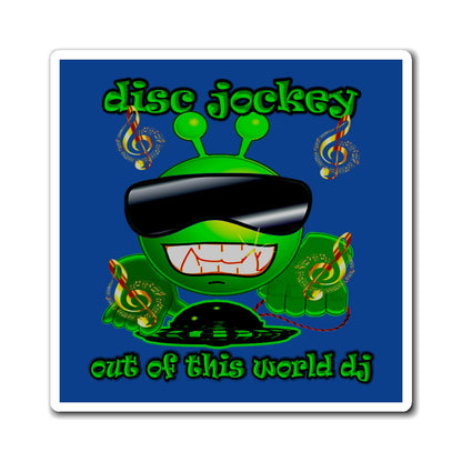 disc jockey - Magnets - (dark blue)