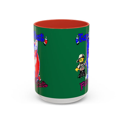 tag that - Accent Mug (dark green)
