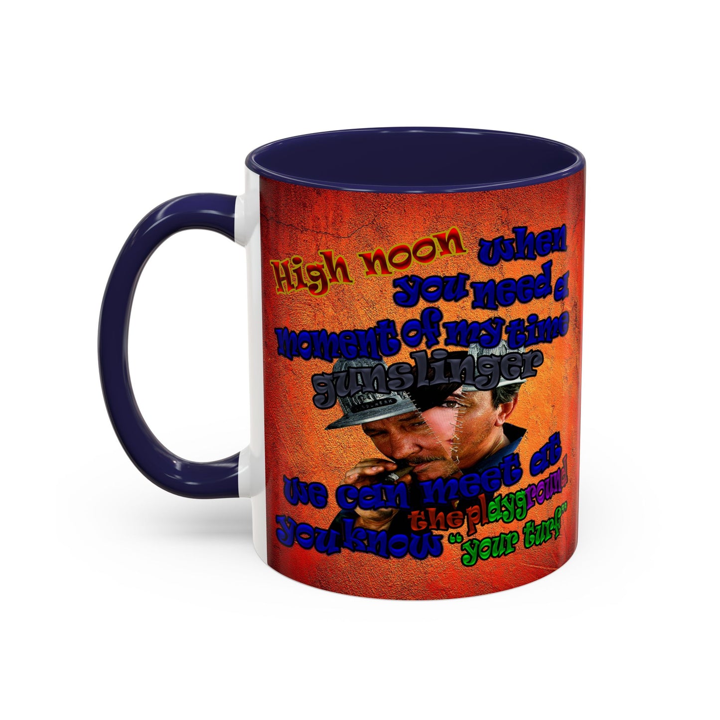 high noon - Accent Mug (burnt orange)