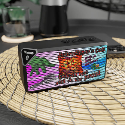 schrodinger's cat - Jabba Bluetooth Speaker (light blue-pink wave)