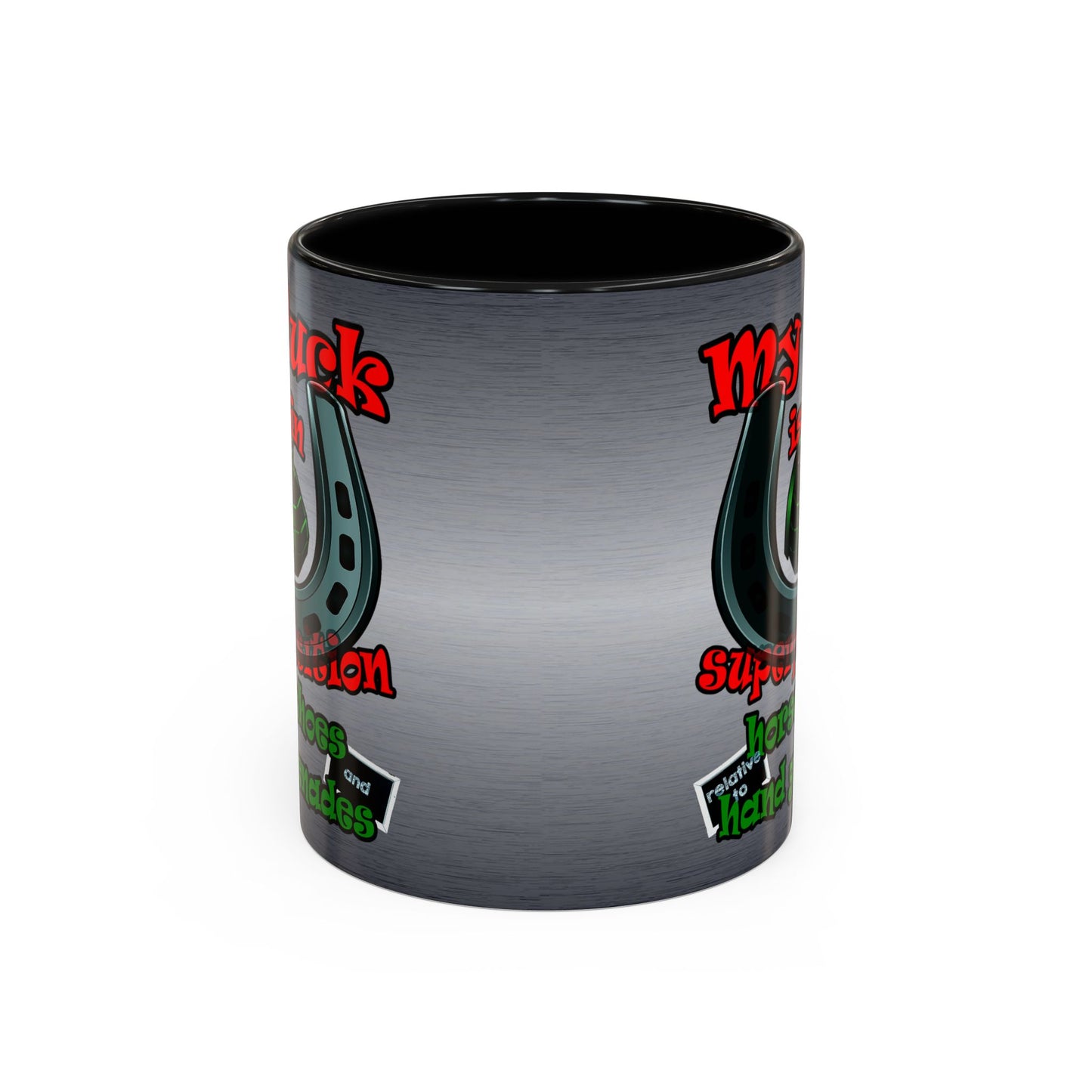 my luck - Accent Mug (brushed nickel)