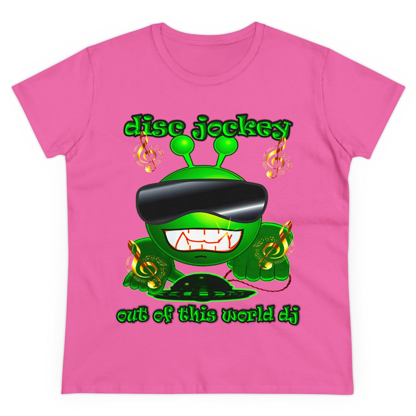disc jockey - Women's Midweight Cotton Tee