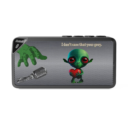 I don't care that your grey - Jabba Bluetooth Speaker (brushed nickel)