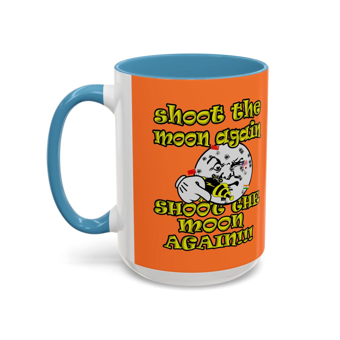 shoot the moon again - Accent Mug (crusta)