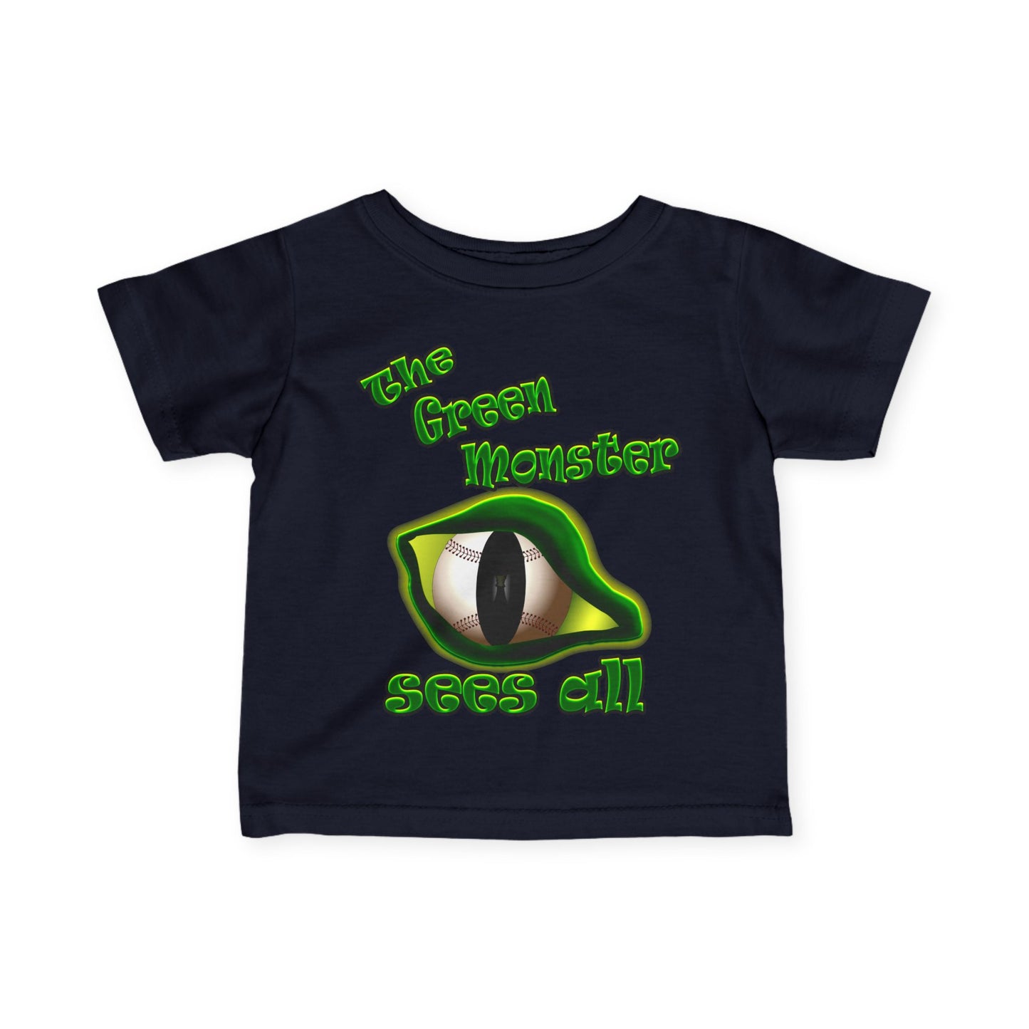 green monster - Infant Fine Jersey Tee