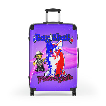 tag that - Suitcase (purple-pink wave)