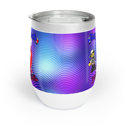 tag that - Chill Wine Tumbler (purple wave)