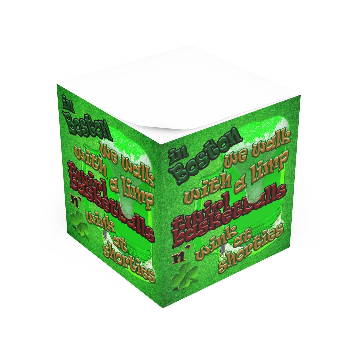 celtic's logo - note cube (green turf)