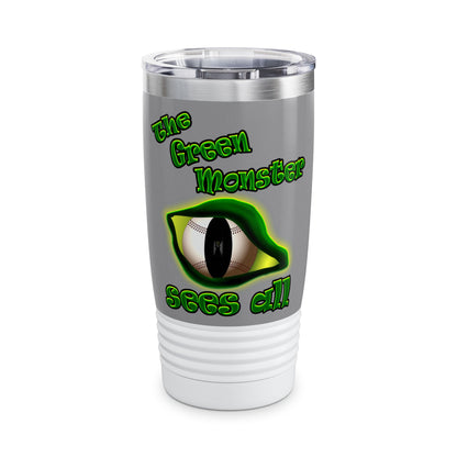 green monster - Ringneck Tumbler, 20oz (grey)