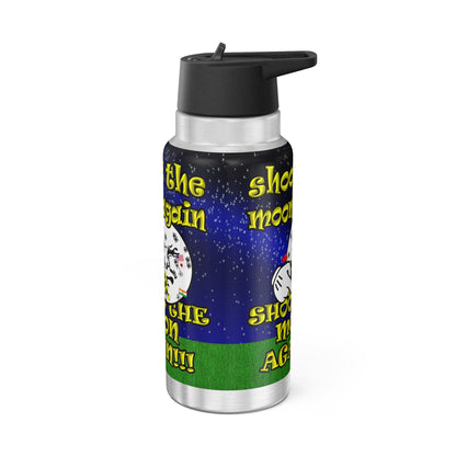 shoot the moon again - Gator Tumbler, 32oz  ('snoops' background)