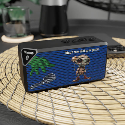 I don't care that your green - Jabba Bluetooth Speaker (dark blue)