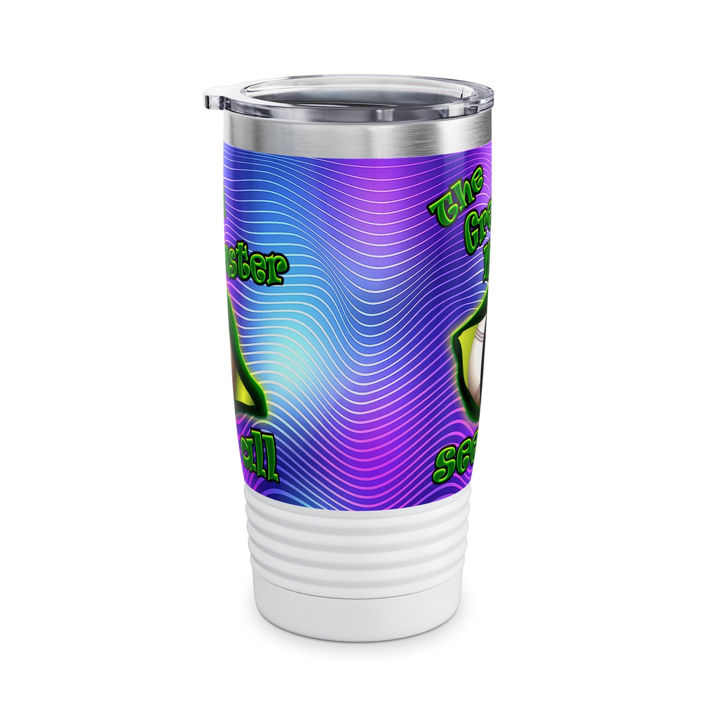 green monster - Ringneck Tumbler, 20oz (purple wave)