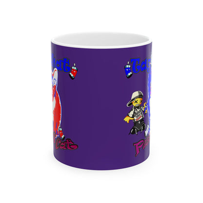 tag that - White Mug (purple)