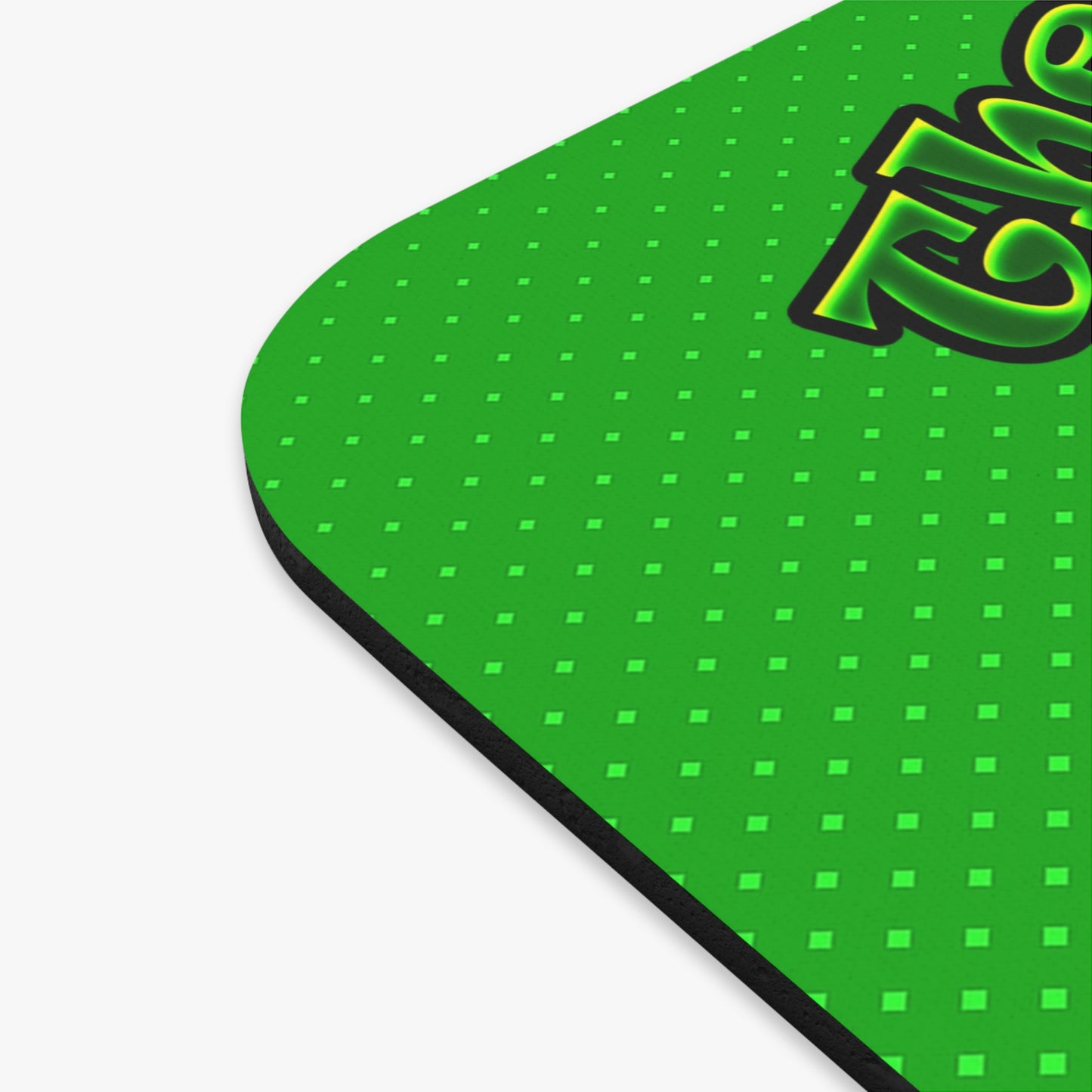 green monster - Mouse Pad (Rectangle) (logo green)