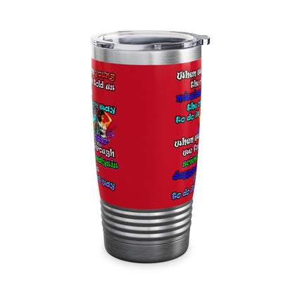 doggystyle - Ringneck Tumbler, 20oz (dark red)