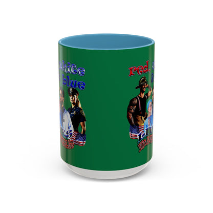 rw&b lives matter - Accent Mug (dark green)